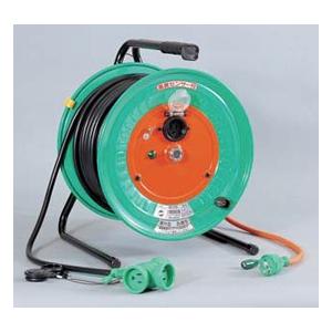 日動工業 防雨防塵型 延長コード型ドラム びっくリール(屋外型)30m アース付 RBW-E30S