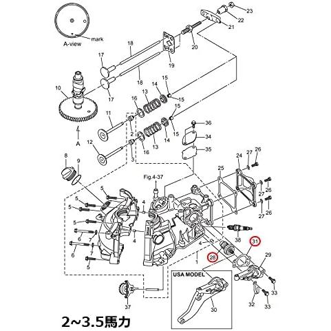 TOHATSU トーハツ 純正部品 船外機 4スト 2〜3.5馬力用 TOHATSU トーハツ 純正部品 船外機 4スト 2〜3.5馬力用