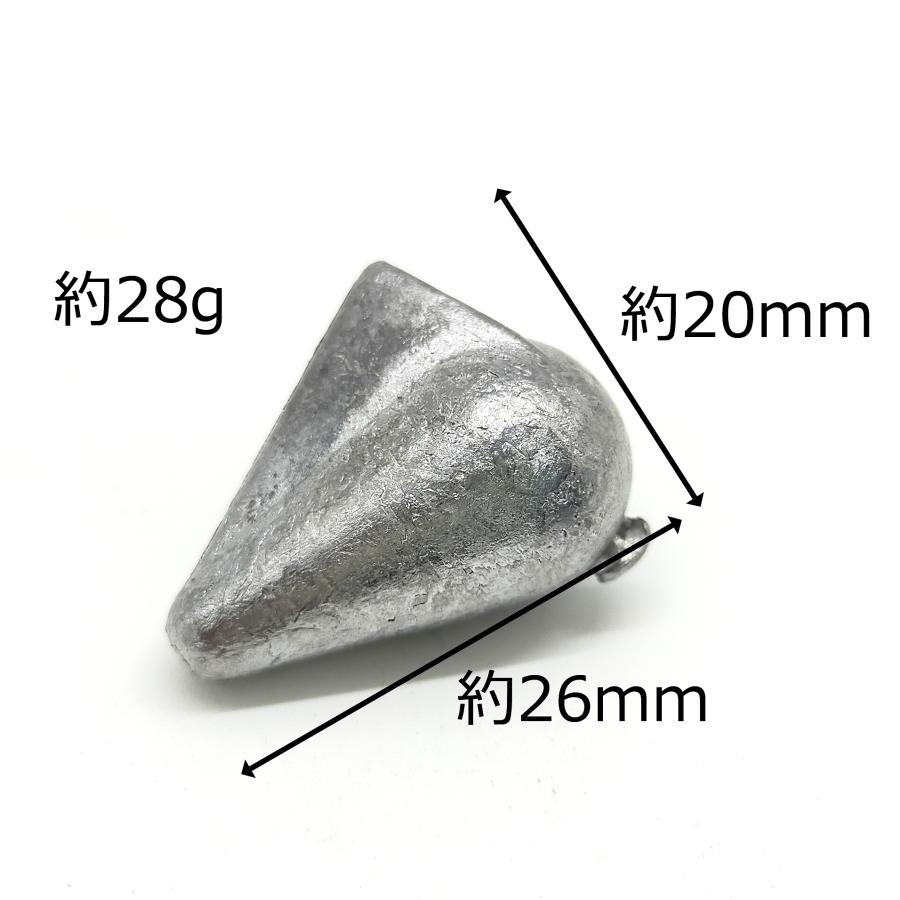 WakyaJig(わきゃジグ) スーパー梶付おもり 8号(約28g) 11個入 WakyaJig(わきゃジグ) スーパー梶付おもり 8号(約28g) 11個入