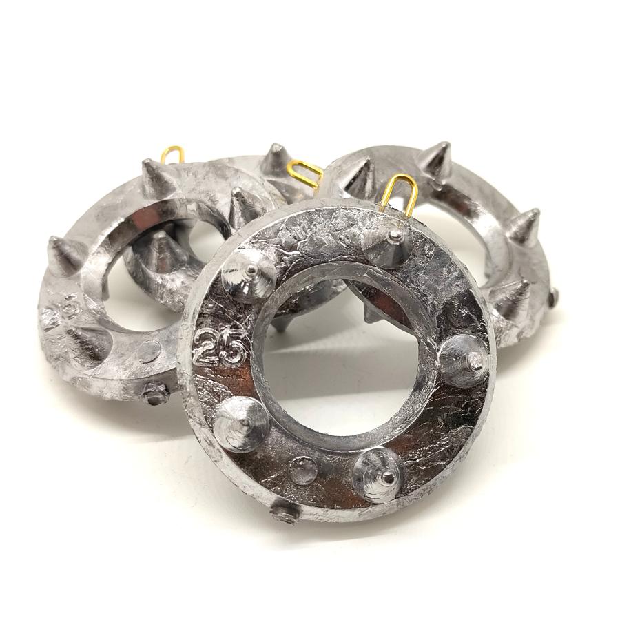 WakyaJig(わきゃジグ) スパイクおもり 25号(約88g) 4個入 WakyaJig(わきゃジグ) スパイクおもり 25号(約88g) 4個入