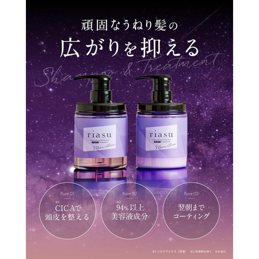 リアス ディープ モイスチャー CICA シャンプー トリートメント