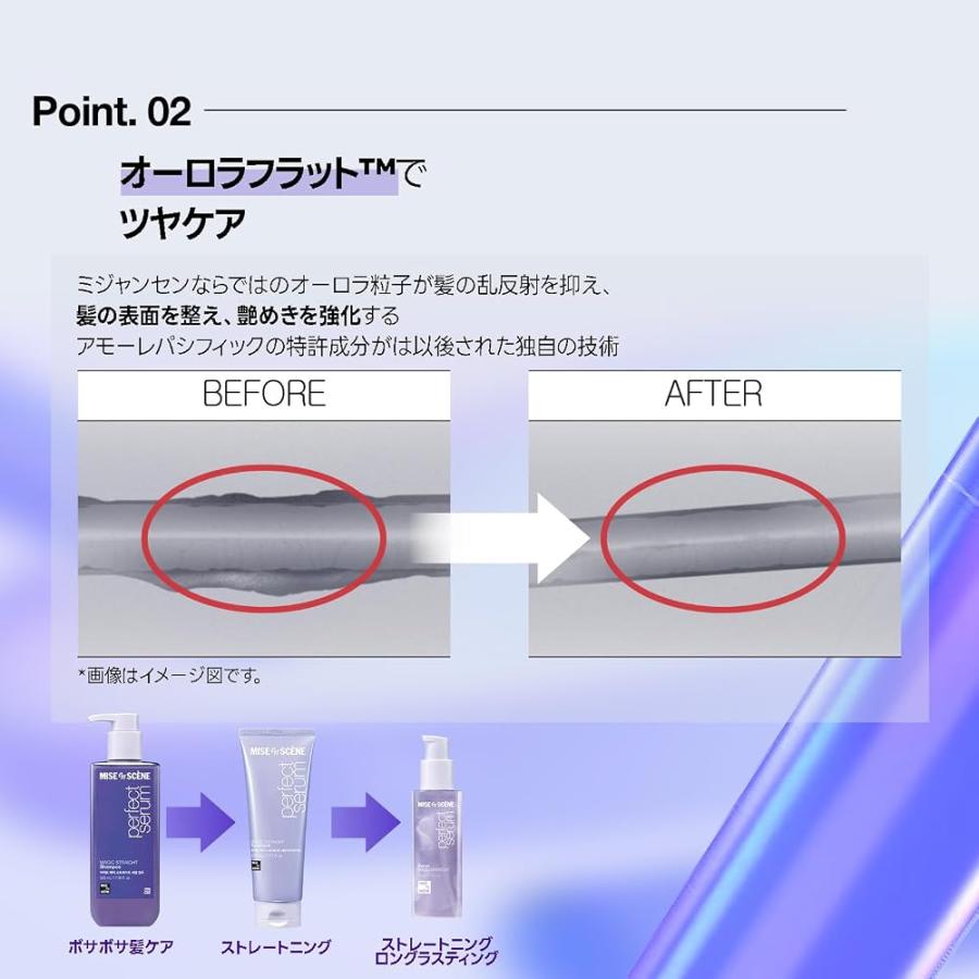 ミジャンセン 公式 パーフェクト マジックストレート セラム 80ml