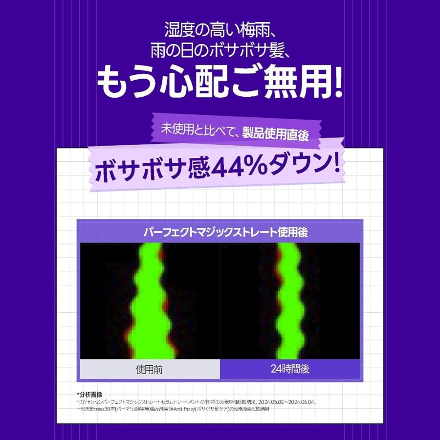 ミジャンセン 公式 パーフェクト マジックストレート セラム 80ml