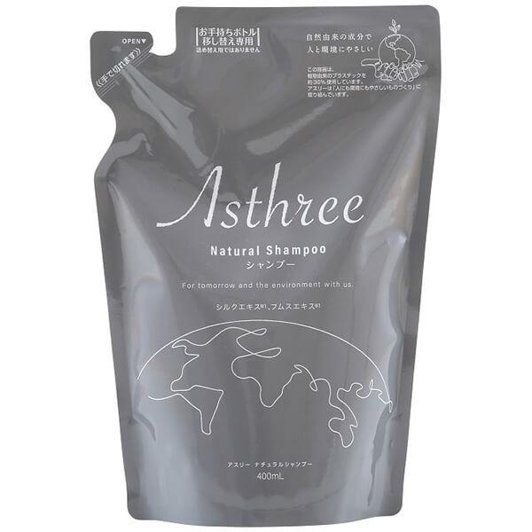 アスリー ナチュラルシャンプー 400ml ノンシリコン 界面活性剤不使用 フリー 送料無料 asthreeshamkunistyle 通販 Yahoo!ショッピング