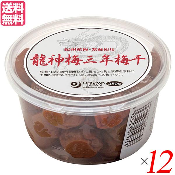 新発 梅干し 梅干 無農薬 龍神梅 三年梅干 280g 12個セット 送料無料 最新情報 Sobrancelhas Com Br