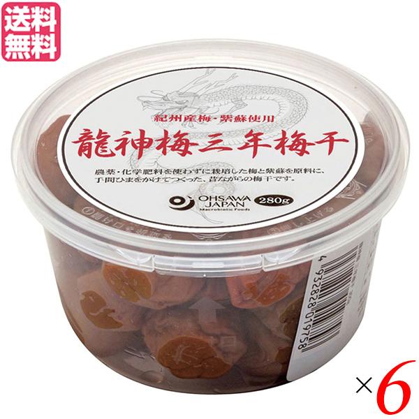 楽天1位 梅干し 梅干 無農薬 龍神梅 三年梅干 280g 6個セット 新版 Tuguiamultimedia Com Bo