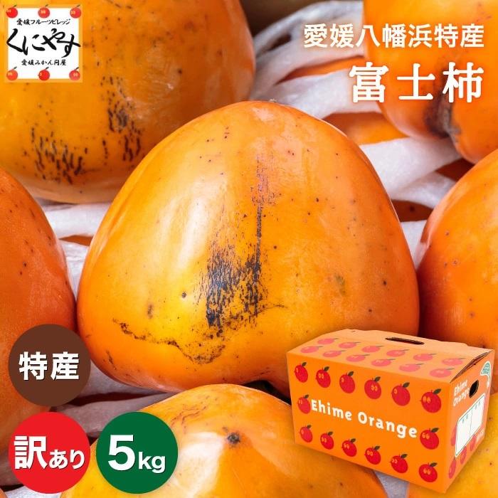 20kg 訳あり　富士柿 訳あり富士柿2.5×2」【送料無料】【柿】【愛媛八幡浜特産】【訳あり