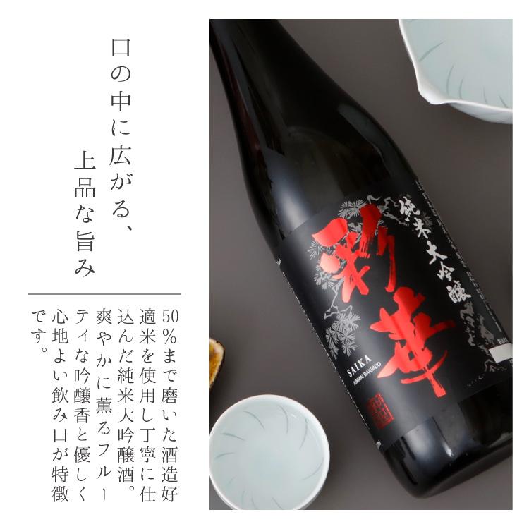 【送料無料】【蔵元直送】彩華 純米大吟醸・大吟醸 720ml 飲み比べ ２本セット JS-SA 新  / 贈答用 日本酒  國盛 中埜酒造  酒 辛口 プレゼント ギフト｜kunizakari｜03