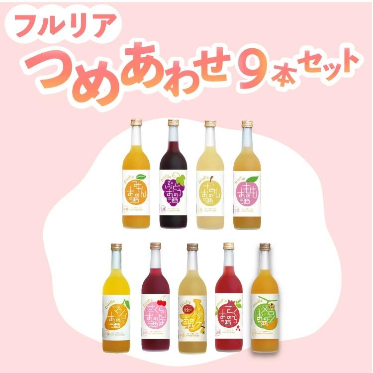 中埜酒造 【福袋】フルリア詰め合わせ 9本セット / 果実酒 果実
