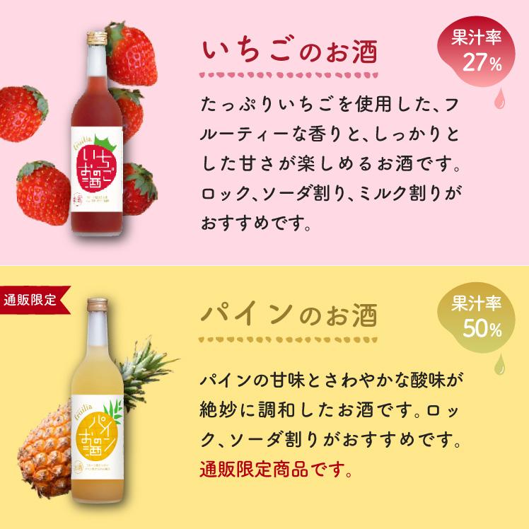 送料無料】720ml 選べる6本セット！ 果実のリキュール / フルリア