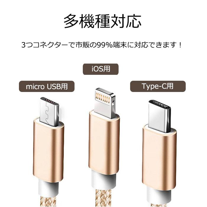 翌日発送】ケーブル 3in1 iPhoneケーブル Android/Type-C/ios 急速充電 便利 キーホルダーに付ける USBケーブル 高耐久ナイロン同時給電 iPad/Mac多機種 :xyc-821-824:薫衣草ヤフー店 - 通販 - Yahoo!ショッピング 翌日発送】ケーブル 3in1 iPhoneケーブル Android/Type-C/ios 急速充電 便利 キーホルダーに付ける USBケーブル 高耐久ナイロン同時給電 iPad/Mac多機種 :xyc-821-824:薫衣草ヤフー店 - 通販 - Yahoo!ショッピング