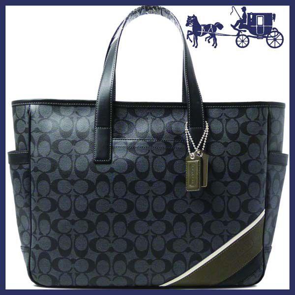 COACH コーチ トートバッグ メンズ ヘリテージ ストライプ 70395 SBKCQ :co-bmba0029-azs0:セレクトショップ