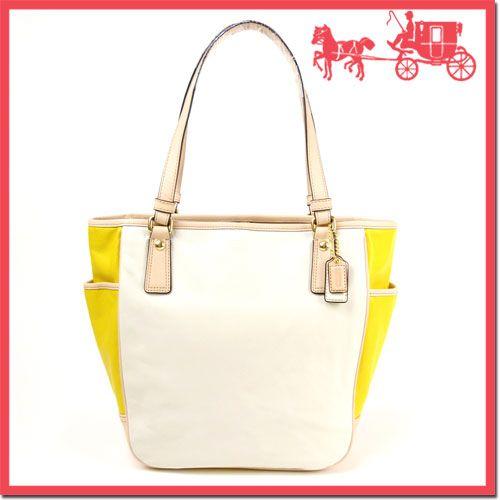 COACH（コーチ） トートバッグ パーク カラーブロック レザー F23683 
