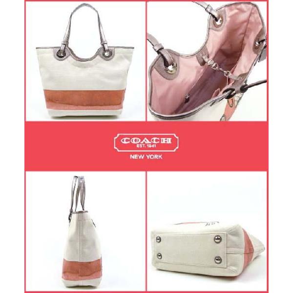 COACH（コーチ） トートバッグ ビーチ シェル F19273 SV/MC(マルチ