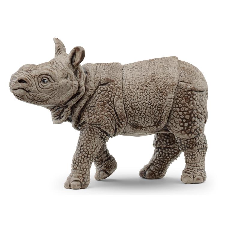 シュライヒ専門店】シュライヒ インドサイ 仔 14860 動物フィギュア