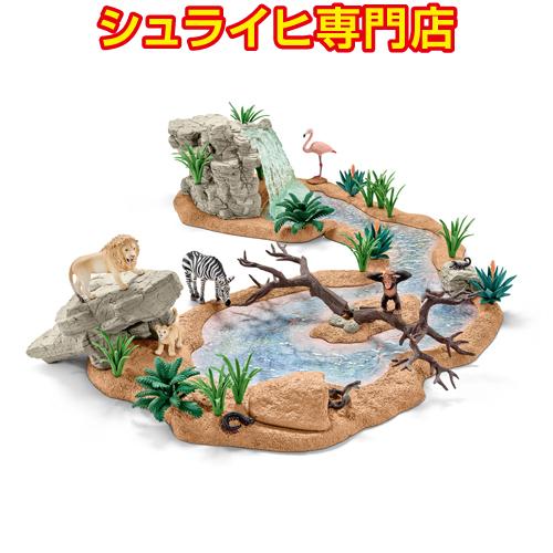 【シュライヒ専門店】シュライヒ 水飲み場での大冒険！サバンナ・ビッグセット 42321 動物フィギュア ワイルドライフ Wild Life schleich 販売終了品 | 
