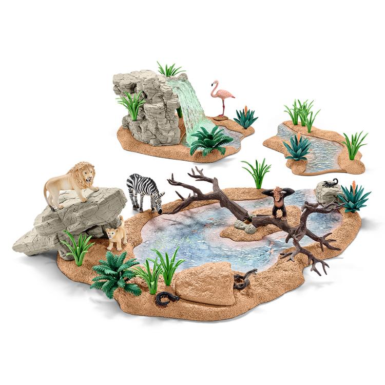 【シュライヒ専門店】シュライヒ 水飲み場での大冒険！サバンナ・ビッグセット 42321 動物フィギュア ワイルドライフ Wild Life schleich 販売終了品 |  | 02