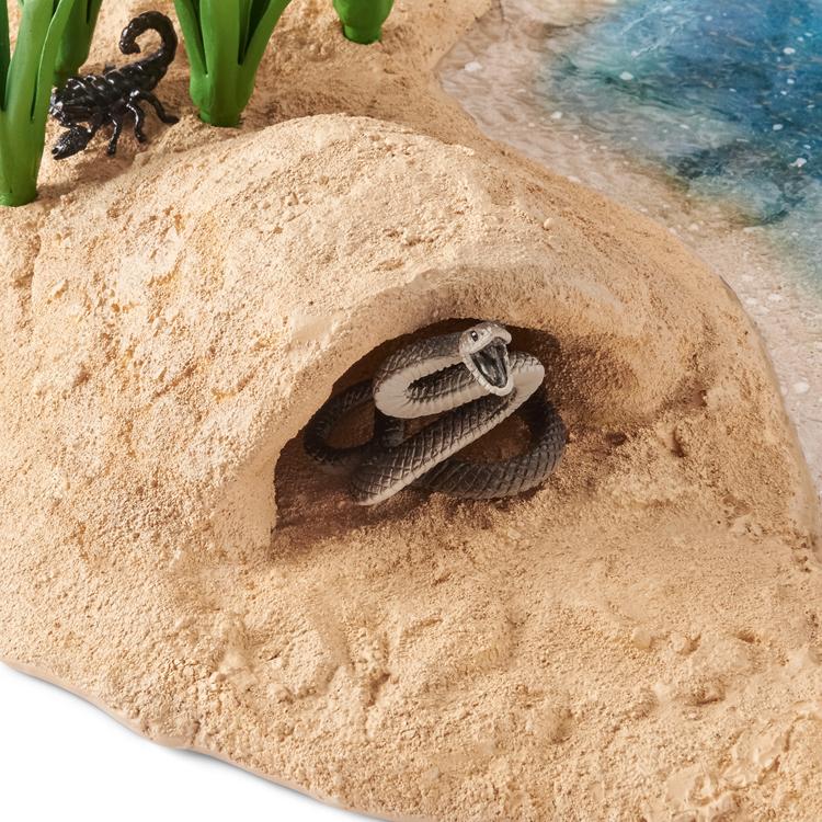 【シュライヒ専門店】シュライヒ 水飲み場での大冒険！サバンナ・ビッグセット 42321 動物フィギュア ワイルドライフ Wild Life schleich 販売終了品 |  | 04