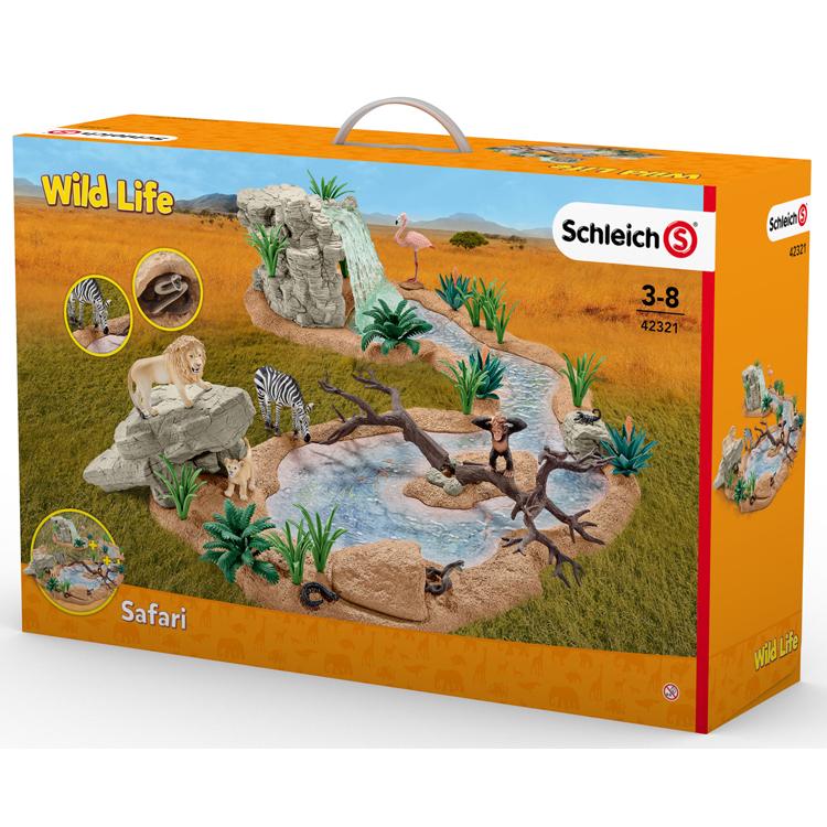 【シュライヒ専門店】シュライヒ 水飲み場での大冒険！サバンナ・ビッグセット 42321 動物フィギュア ワイルドライフ Wild Life schleich 販売終了品 |  | 07