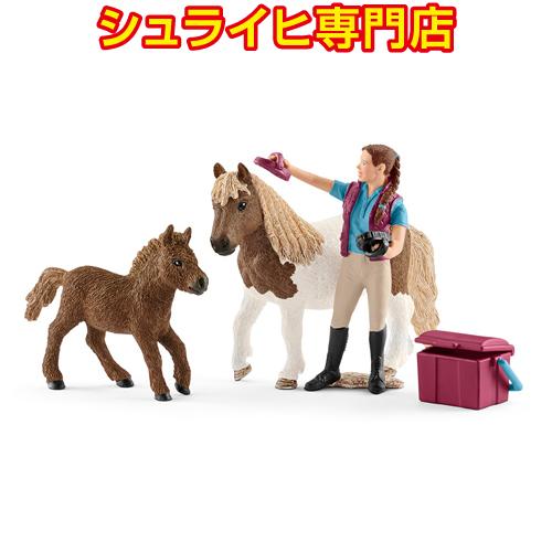 シュライヒ専門店】シュライヒ グルーマーとシェットランドポニー