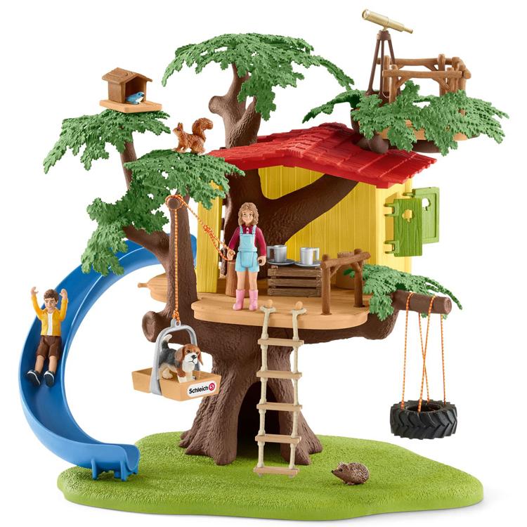 森林作業員 schleich フィギュア シュライヒ ファームワールド 匿名配送 シュライヒ専門店】シュライヒ ツリーハウスの冒険 42408 動物