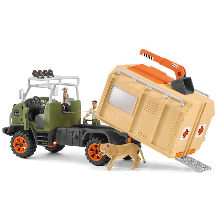 【シュライヒ専門店】シュライヒ アニマルレスキュートラック 42475 動物フィギュア ワイルドライフ Wild Life schleich |  | 07