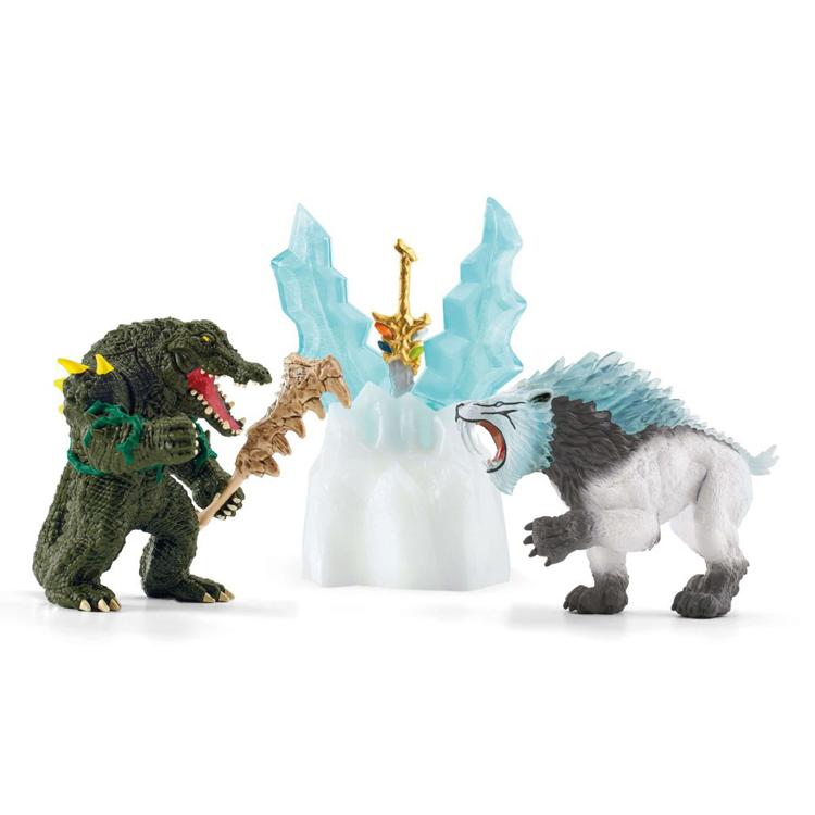 【シュライヒ専門店】シュライヒ アイスフォートレス 42497 モンスターフィギュア ドラゴン 騎士 ELDRADOR schleich｜kupitoys｜10