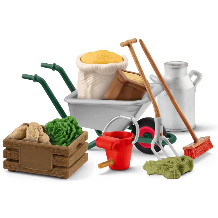 【シュライヒ専門店】シュライヒ 農場のエサと道具 42610 動物フィギュア ファームワールド FARM WORLD schleich |  | 01