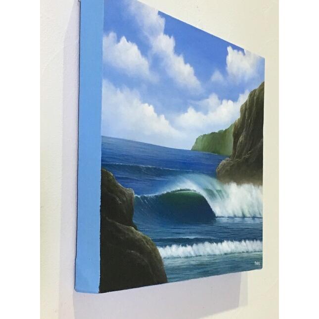 波の絵 ビーチ 海の絵画 波 アートW60×H50 (1157) 海の絵 アートパネル