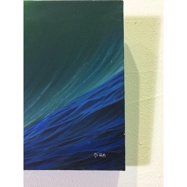 波の絵 海の絵画 波 アート W90×H30cm F-2 大きい アートパネル おしゃれ バリ 絵画 海の絵 サーフィンの画像