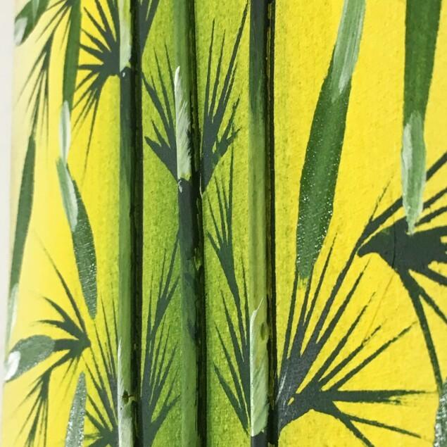 竹の絵 バンブー立体 緑 茶 2色 W20×H50 バリアート 植物 壁掛け