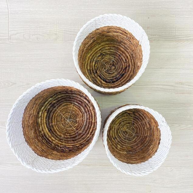 鉢カバー かご セット 5タイプ S M L おしゃれ 北欧 バスケット カゴ