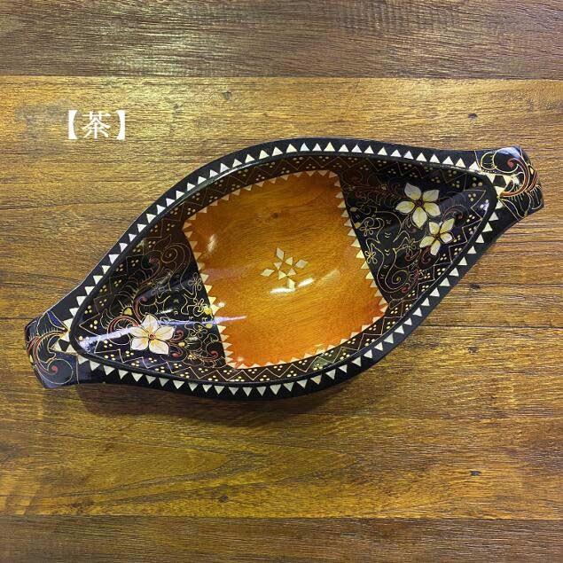 花柄装飾 木製トレイ 大きめ Amazon｜IwaiLoft トレー 2枚 「六角形・正方形 」茶席 トレイ