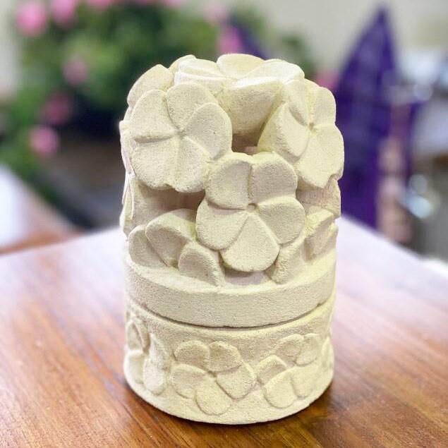 アジアン バリ島 パラスストーン ランプシェード 照明 オブジェ プルメリア アジアン バリ島 パラスストーン ランプシェード 照明 オブジェ