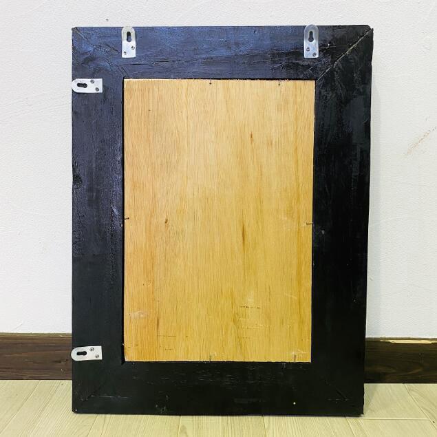 ■美品■螺鈿細工 無垢材ミラー アジアン/エスニック □美品□螺鈿細工 無垢材ミラー アジアン/エスニック 【公式通販】