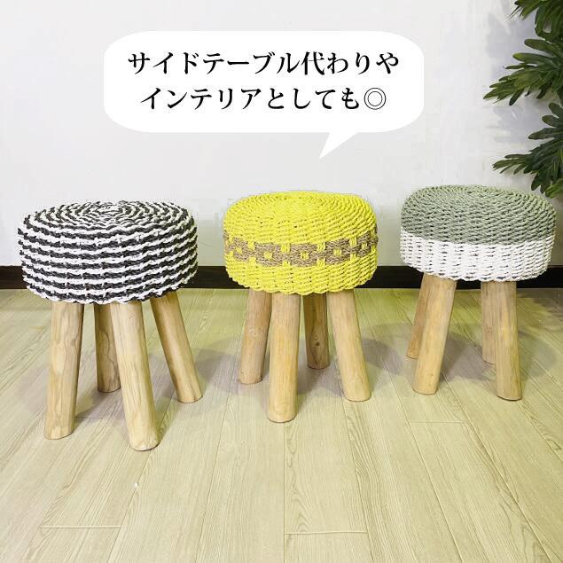アジアン家具 スツール 丸椅子 ラウンド 3タイプ チェア 木製