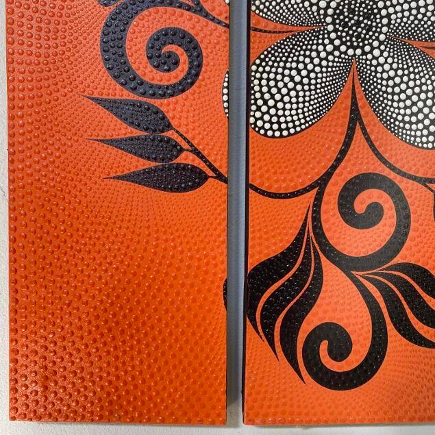 アジアン雑貨 インテリア バリ風 ドットアート 100×35cm アジアン雑貨 インテリア バリ風 ドットアート 100×35cm 【公式通販】