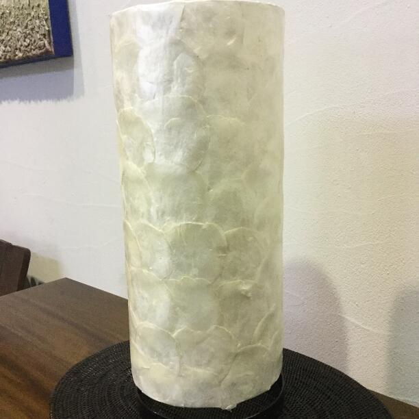 フロアライト シェルのシリンダーランプ 3個セット フロアランプ