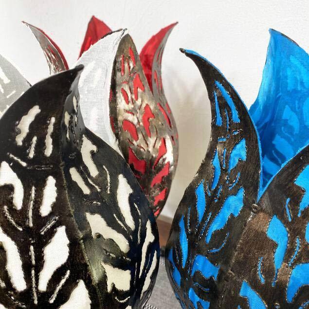 アイアン透かし チューリップ型 スタンドランプ H40cm バリ島製 フロア