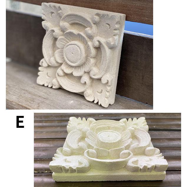 訳あり ストーンレリーフ 石彫りバリ島 外構 60x30cm バリ風 ガーデン