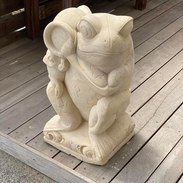 ⚫︎バリ島◎石製 カエルの彫刻 約32cm×21cm×21cm ⚫︎バリ島◎石製 カエルの彫刻 約32cm×21cm×21cm ⚫︎