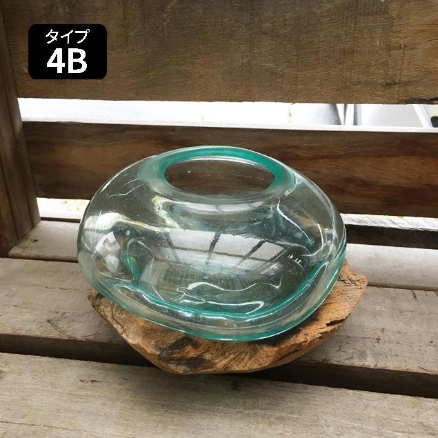 流木 ガラス スタンド付 オブジェ ガラスボトル 2タイプ 4B 4C 流木 ガラス スタンド付 オブジェ ガラスボトル 2タイプ 4B 4C