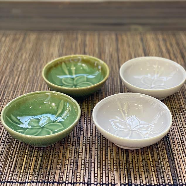 小皿 ソースディッシュ セット 2個1セット 2色 グリーン グレー