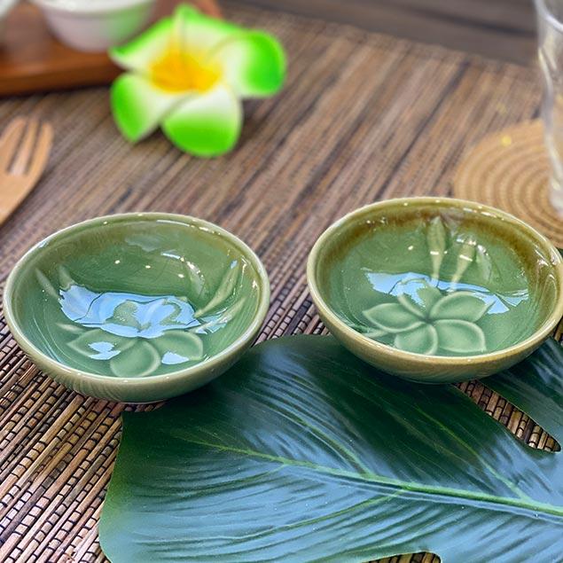 小皿 ソースディッシュ セット 2個1セット 2色 グリーン グレー