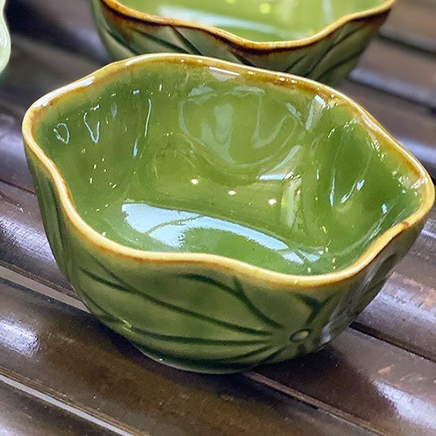 ソースディッシュ 小鉢 小皿 セット 2個1セット 2色 グリーン ソース