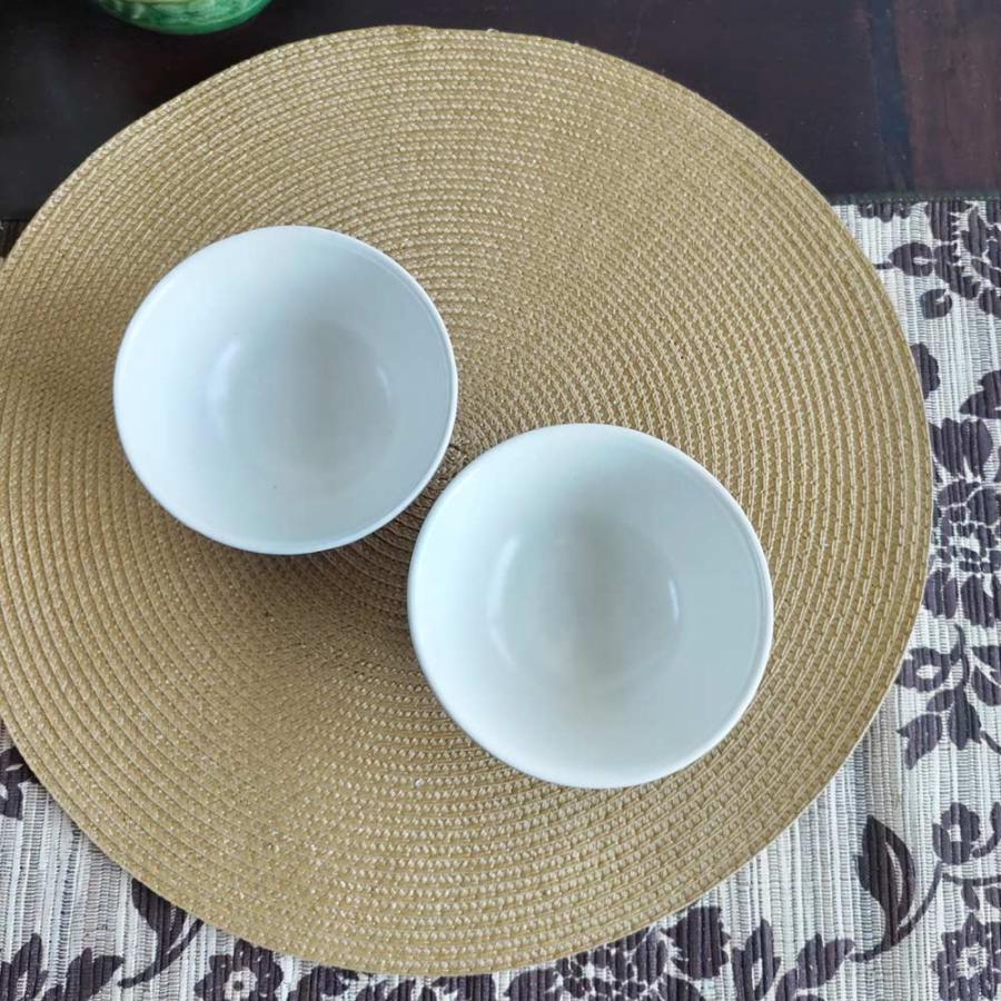 ジェンガラケラミック ライスボウル 茶碗 2個1セット 陶器 2色