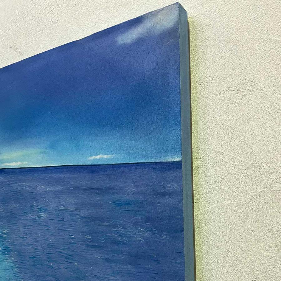 ビーチ 海とヤシの木 W120×H60cm バリ 絵画 アートパネル バリ絵画 バリ島 【ジャングル】 リゾート サーフィン