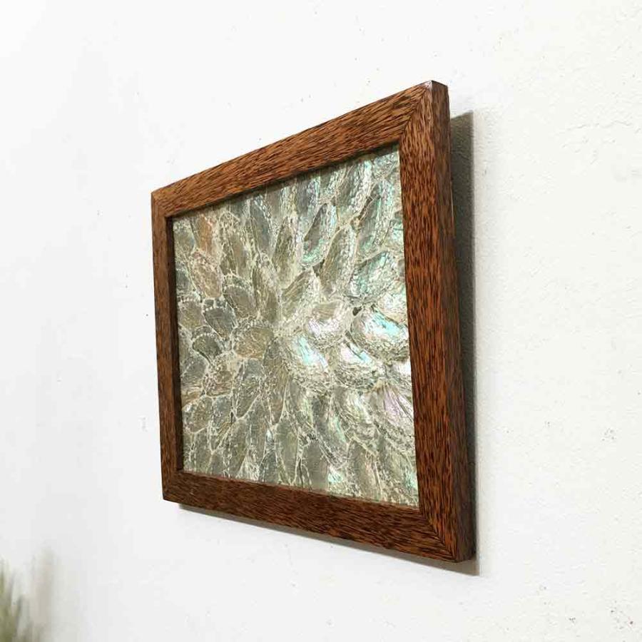 貝殻 アートフレーム パネル リゾート モダン アジアン バリ 雑貨