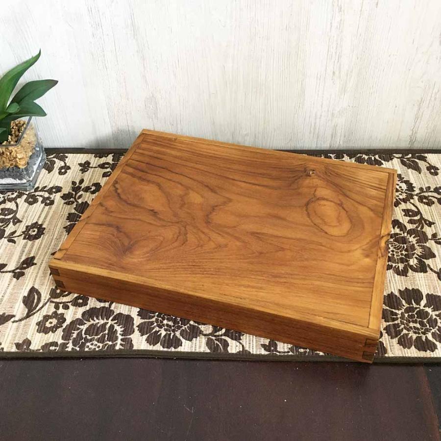 木製 トレイ トレー お盆 W35cm ブラウン 茶色 ウッドトレイ シンプル