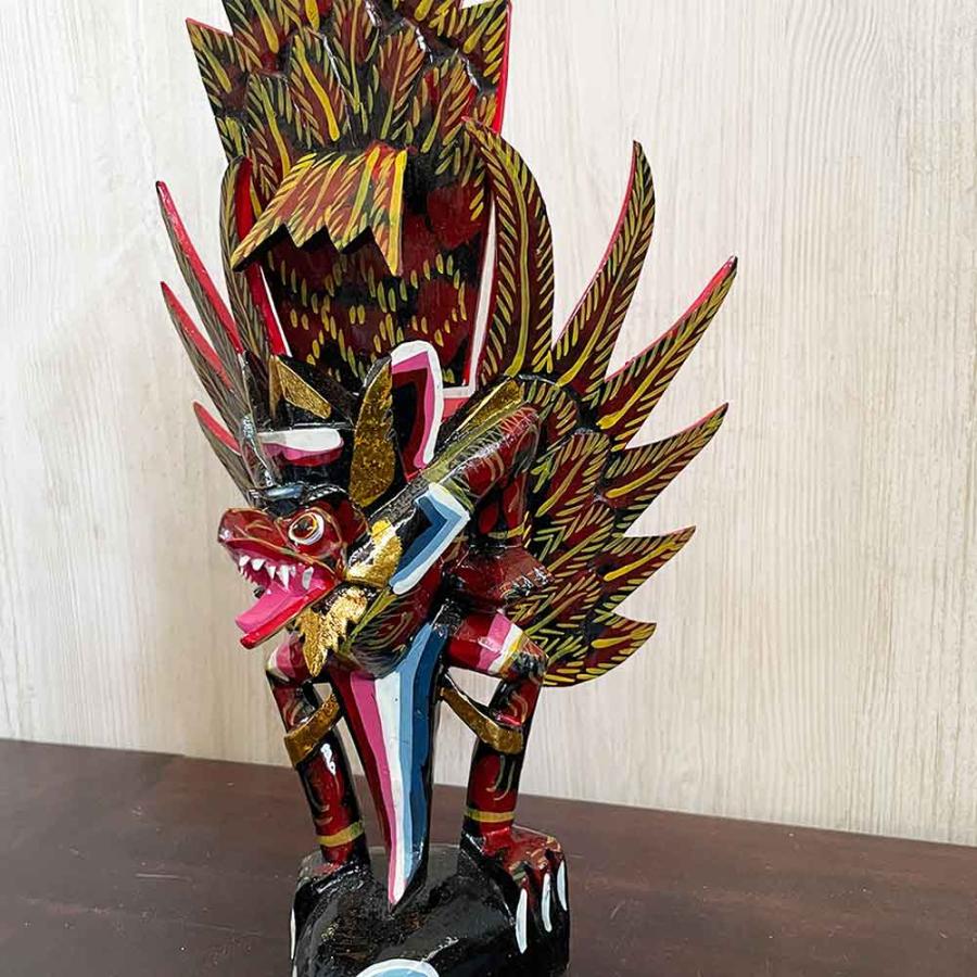ガルーダの置物 霊鳥 ガルーダ H35cm S 木製 オブジェ ガルーダの置物 霊鳥 ガルーダ H35cm S 木製 オブジェ